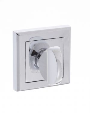 Click Here To Enlarge This Photo Of Atlantic - S2WCSPC STATUS WC Turn and Release on Square Rose - Polished Chrome