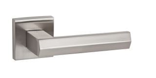 Atlantic - SP216SN Senza Pari 'Davoli' Designer Lever on Square Rose - Satin Nickel