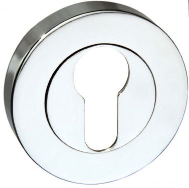 Click Here To Enlarge This Photo Of Atlantic - SPMESCECP Senza Pari Euro Escutcheons on Round Rose - Polished Chrome