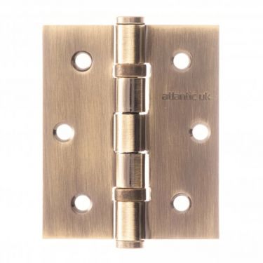 Click Here To Enlarge This Photo Of Atlantic - A2HB32525AB 3" x 2.5" x 2.5mm Ball Bearing Hinges Antique Brass