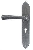 33600 From The Anvil Pewter Gothic Lever Lock Set