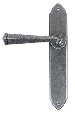 Click Here To Enlarge This Photo Of 33601 From The Anvil Pewter Gothic Lever Latch Set