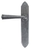 33601 From The Anvil Pewter Gothic Lever Latch Set