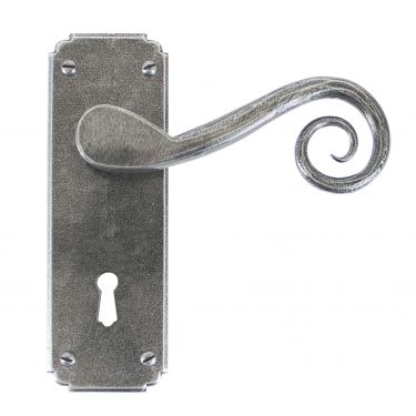 Click Here To Enlarge This Photo Of 33615 From The Anvil Pewter Monkeytail Lever Lock Set