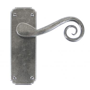 Click Here To Enlarge This Photo Of 33616 From The Anvil Pewter Monkeytail Lever Latch Set