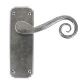 33616 From The Anvil Pewter Monkeytail Lever Latch Set