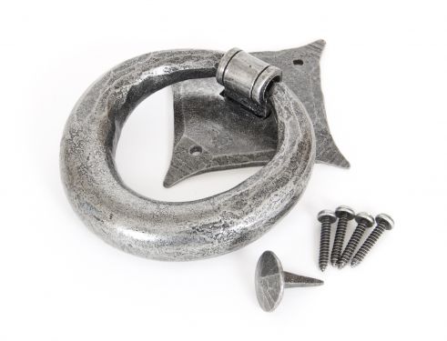 Click Here To Enlarge This Photo Of 33658 From The Anvil Pewter Ring Door Knocker