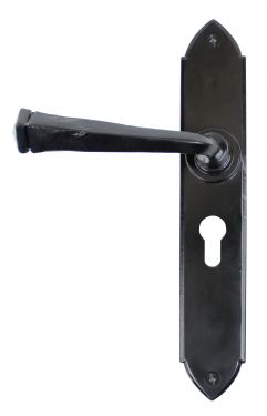 Click Here To Enlarge This Photo Of 33277 From The Anvil Black Gothic Lever Euro Lock Set
