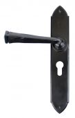 33277 From The Anvil Black Gothic Lever Euro Lock Set