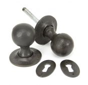 33230 From The Anvil Beeswax Round Mortice/Rim Knob Set