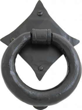 Click Here To Enlarge This Photo Of 33245 From The Anvil Black Ring Door Knocker