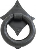 33245 From The Anvil Black Ring Door Knocker