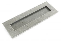 33680 From The Anvil Pewter Letter Plate - Size: 319x110mm - C/C: 292mm - Aperture: 257x45mm