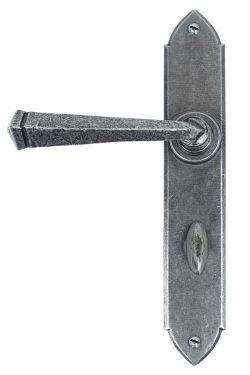 Click Here To Enlarge This Photo Of 33604/B From The Anvil Pewter Gothic Lever Bathroom Set