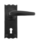 33319 From The Anvil Black Oak Lever Lock Set