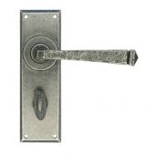 33702 From The Anvil Pewter Avon Pewter Lever Bathroom Set