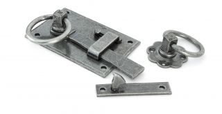 33666 From The Anvil Pewter Cottage Latch - LH