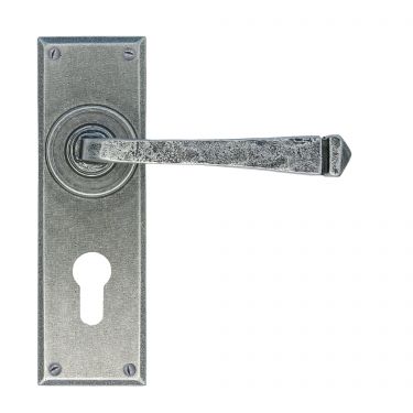 Click Here To Enlarge This Photo Of 33703 From The Anvil Pewter Avon Pewter Euro Lever Lock Set