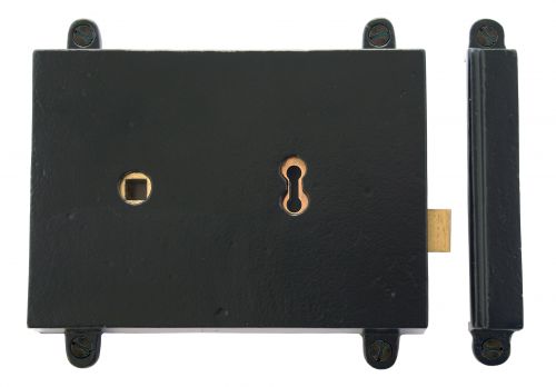 Click Here To Enlarge This Photo Of 33299 From The Anvil Black Rim Lock & Cast Iron Cover