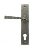 33704 From The Anvil Pewter Avon Lever Espag. Lock Set  - 92mm Centres - 216mm Screw Centres