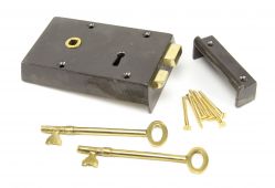 83583 From The Anvil Iron Left Hand Rim Lock - Small