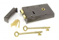 83584 From The Anvil Iron Right Hand Rim Lock - Small