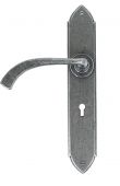 33634 From The Anvil Pewter Gothic Curved Sprung Lever Lock Set