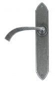 33635 From The Anvil Pewter Gothic Curved Sprung Lever Latch Set