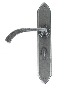 Click Here To Enlarge This Photo Of 33636 From The Anvil Pewter Gothic Curved Sprung Lever Bathroom Set