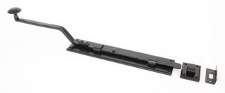 33114 From The Anvil Black 10" French Door Bolt