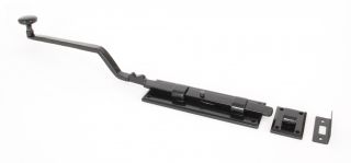 33113 From The Anvil Black 6" French Door Bolt