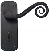 33266 From The Anvil Black Monkeytail Lever Bathroom Set