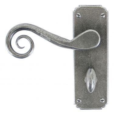 Click Here To Enlarge This Photo Of 33617 From The Anvil Pewter Monkeytail Lever Bathroom Set