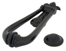 73379M From The Anvil Black Loop Door Knocker