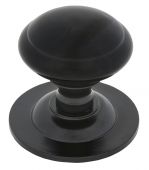 83506 From The Anvil Black Centre Door Knob 73mm
