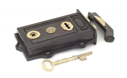 Click Here To Enlarge This Photo Of 83578 From The Anvil Iron Davenport Rim Lock