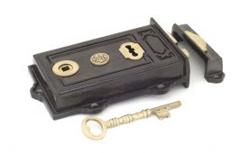 83578 From The Anvil Iron Davenport Rim Lock