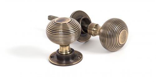 Click Here To Enlarge This Photo Of 83633 From The Anvil Aged Brass Beehive Mortice/Rim Knob Set