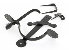 33815 From The Anvil Black Medium Bean Thumblatch - XL