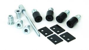 83640 From The Anvil Black Secure Stops (Pack of 4)