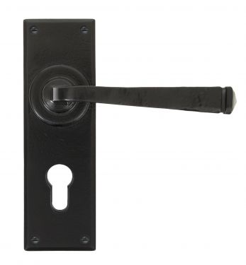 Click Here To Enlarge This Photo Of 33826 From The Anvil Black Avon Euro Lever Lock Set
