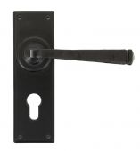 33826 From The Anvil Black Avon Euro Lever Lock Set