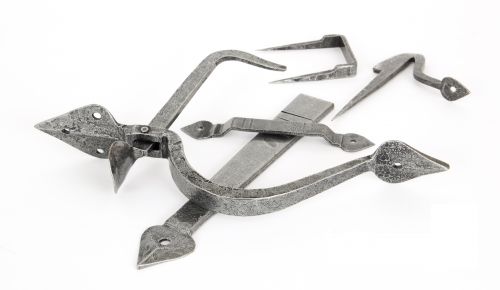 Click Here To Enlarge This Photo Of 33082 From The Anvil Pewter Patina Handmade Tuscan Thumblatch