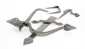33082 From The Anvil Pewter Patina Handmade Tuscan Thumblatch