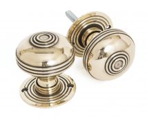 83858 From The Anvil Aged Brass Prestbury Mortice/Rim Knob Set - 63mm