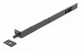 33392 From The Anvil Black 12" Flush/Slide Door Bolt