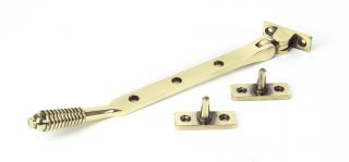 83899 From The Anvil Aged Brass 8" Reeded Stay