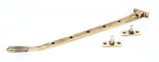 83909 From The Anvil Aged Brass 12" Reeded Stay
