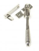 83912 From The Anvil Polished Nickel Night Vent Reeded Fastener - Locking