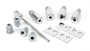 83942 From The Anvil Polished Chrome Secure Stop - Set of 4
